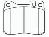 剎車片 Brake Pad Set:001 586 18 42