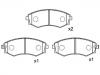 剎車片 Brake Pad Set:58101-17A00