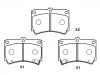 Brake Pad Set:B4Y6-33-23A